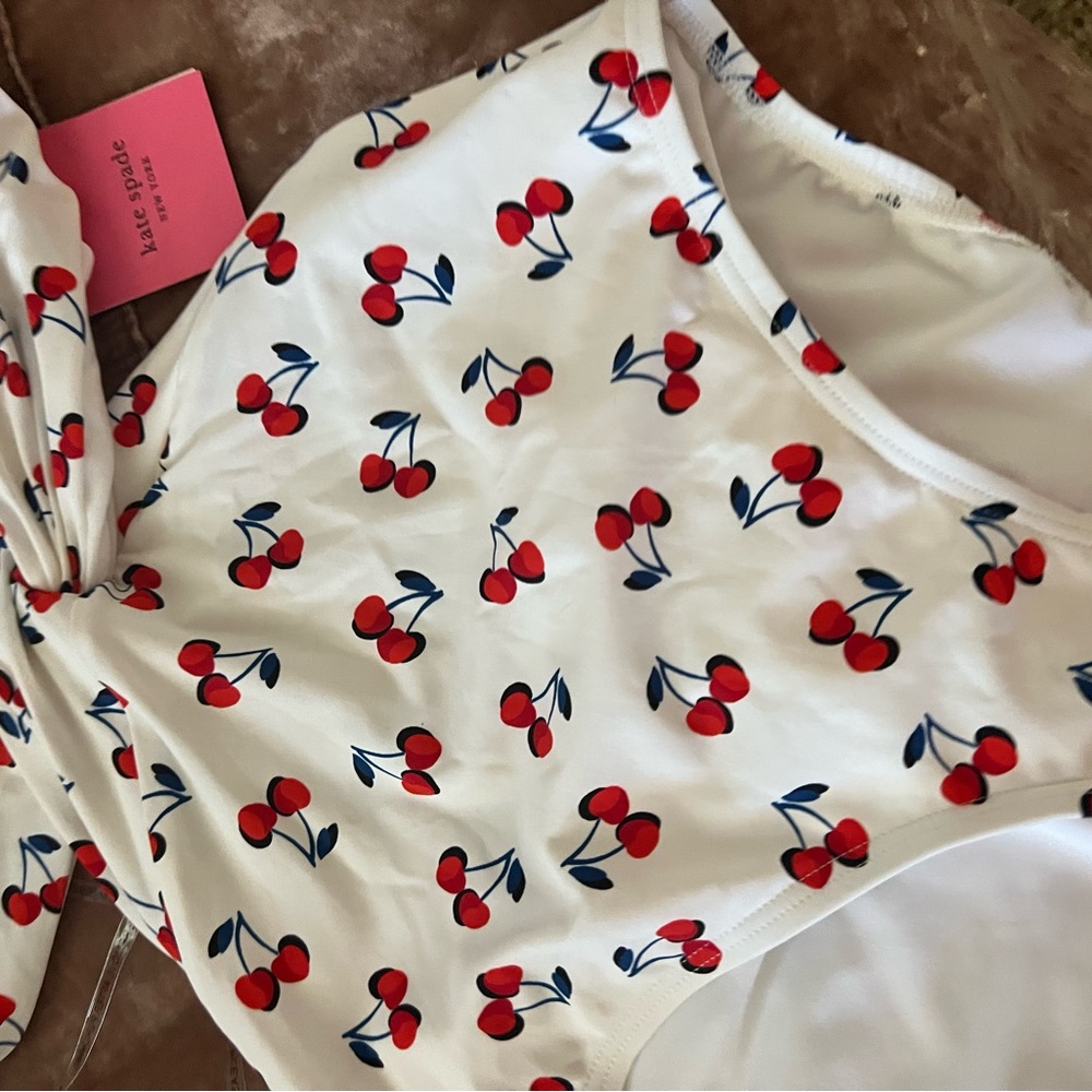 Kate Spade Cherry one piece bathing suit - Picture 2 of 6